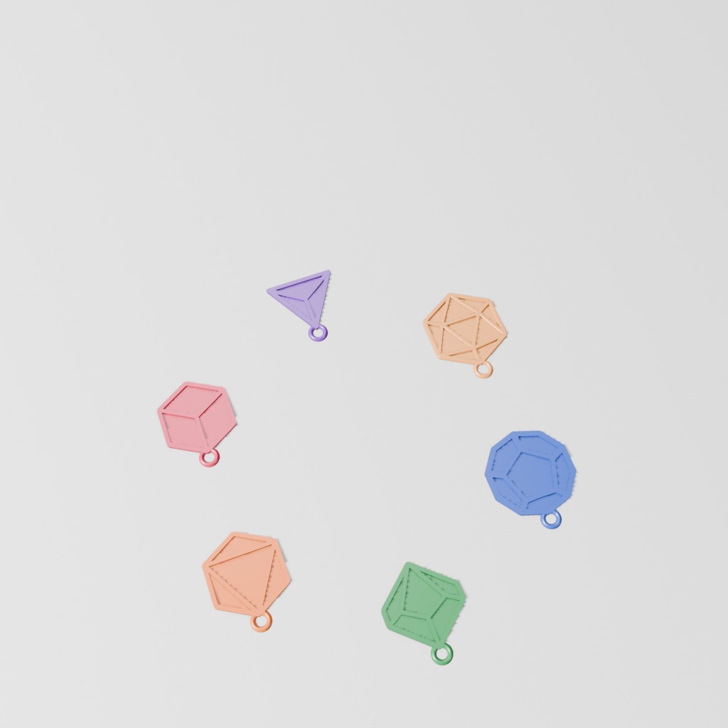 Dice Charm 6-Pack