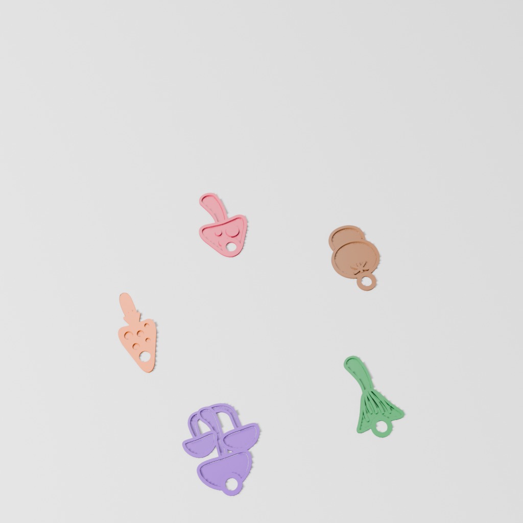 Mushroom Charm 5-Pack