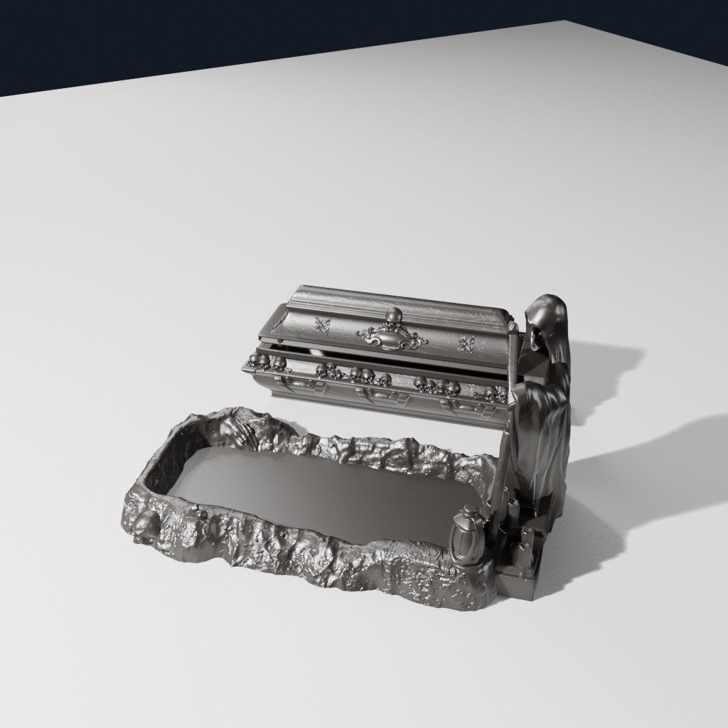 Casket Dice Box