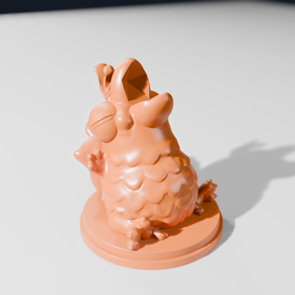 Baby Phoenix Dice Guardian