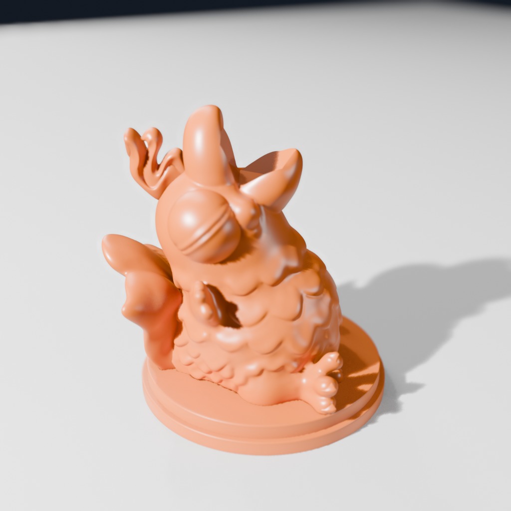 Baby Phoenix Dice Guardian