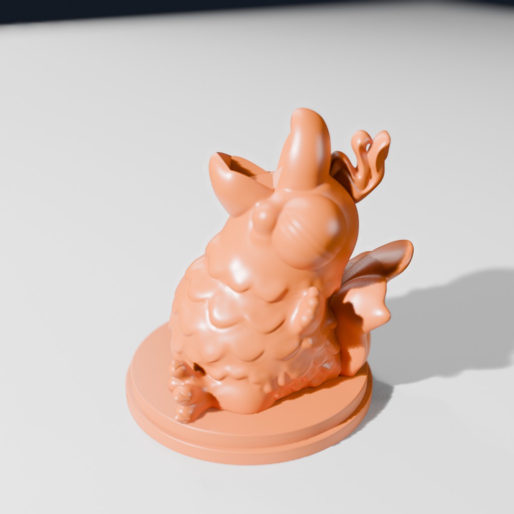 Baby Phoenix Dice Guardian