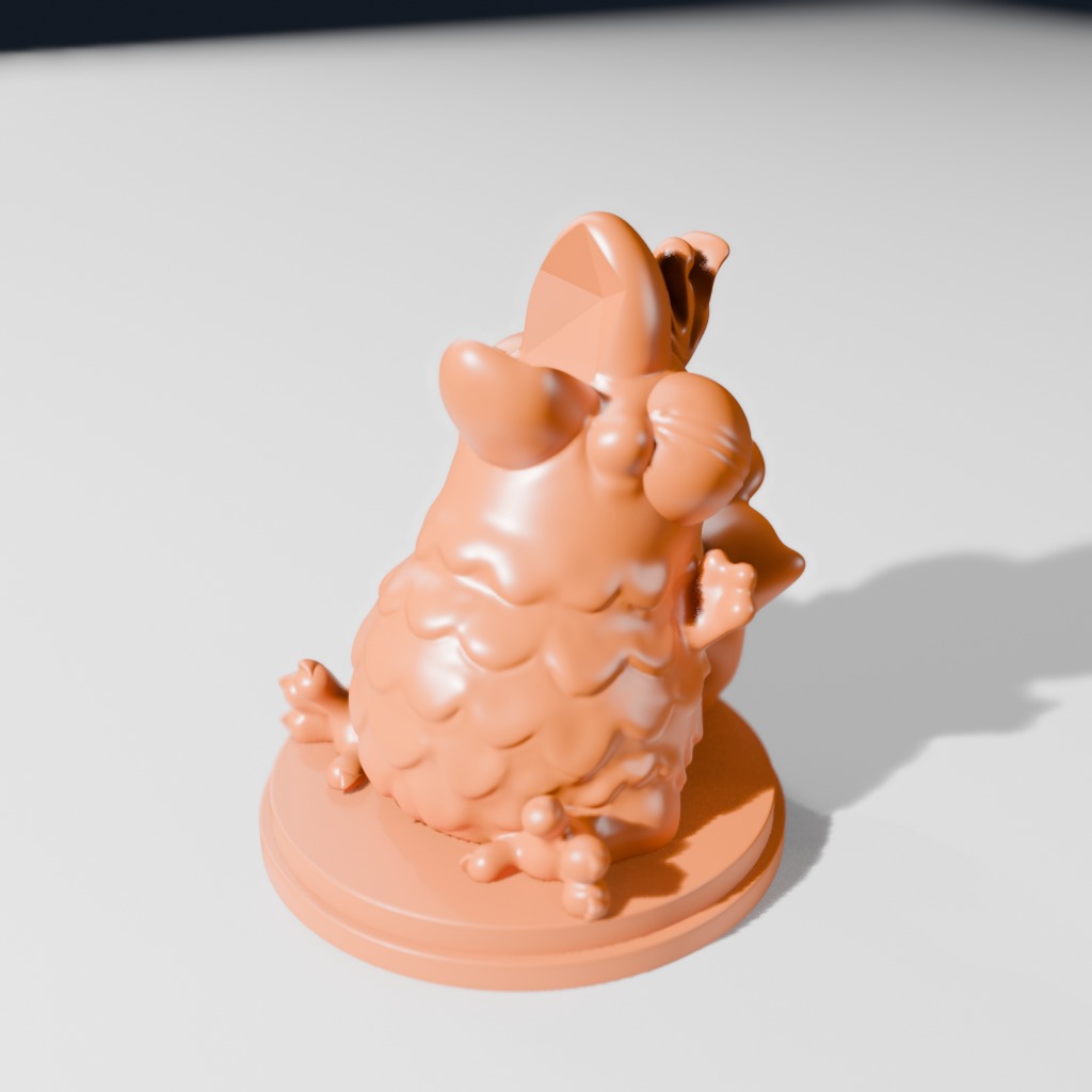 Baby Phoenix Dice Guardian