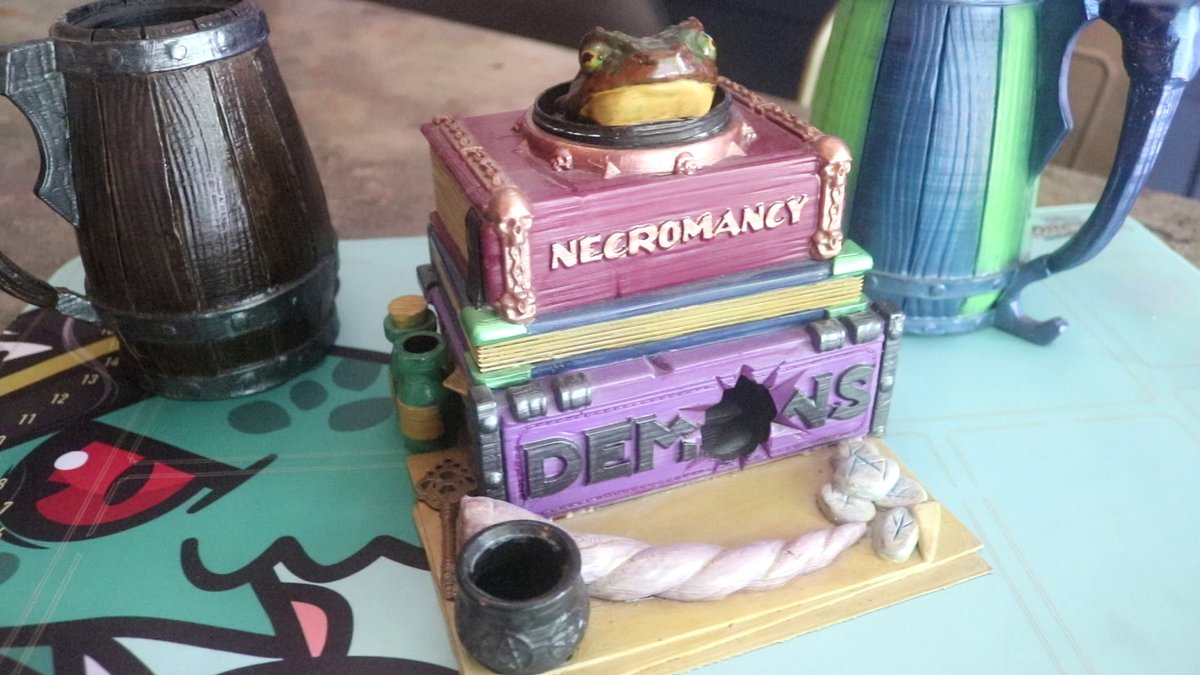 Spellbook Dice Tower