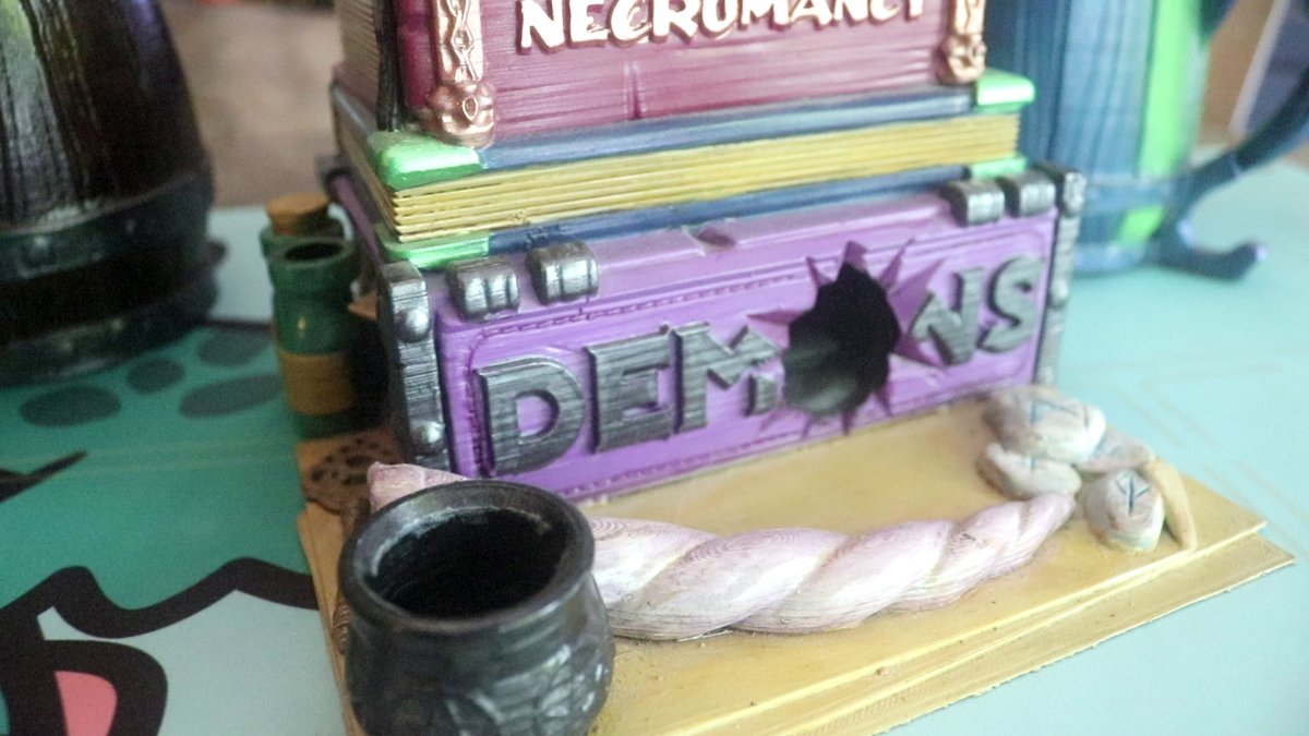 Spellbook Dice Tower