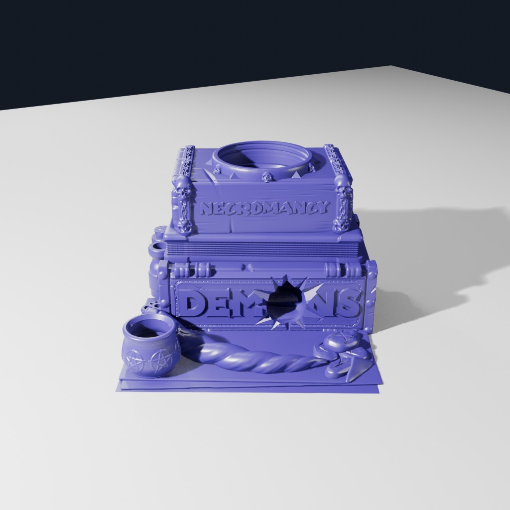 Spellbook Dice Tower