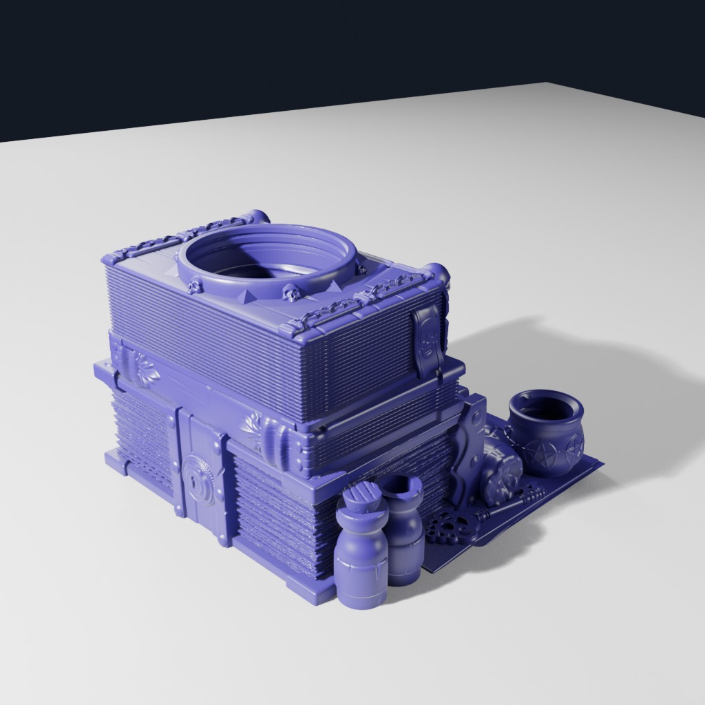 Spellbook Dice Tower