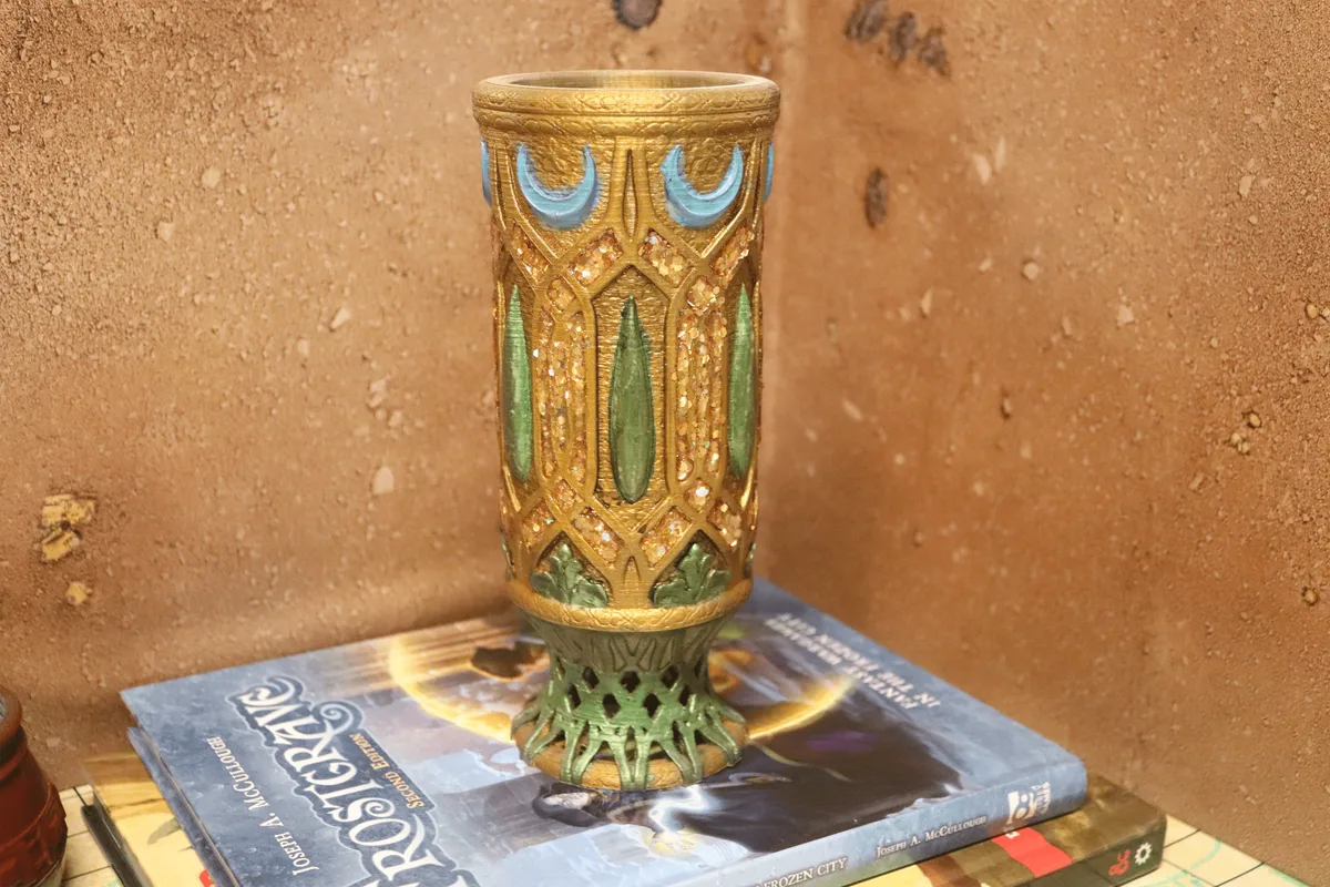Custom elf mug with epoxy inlay
