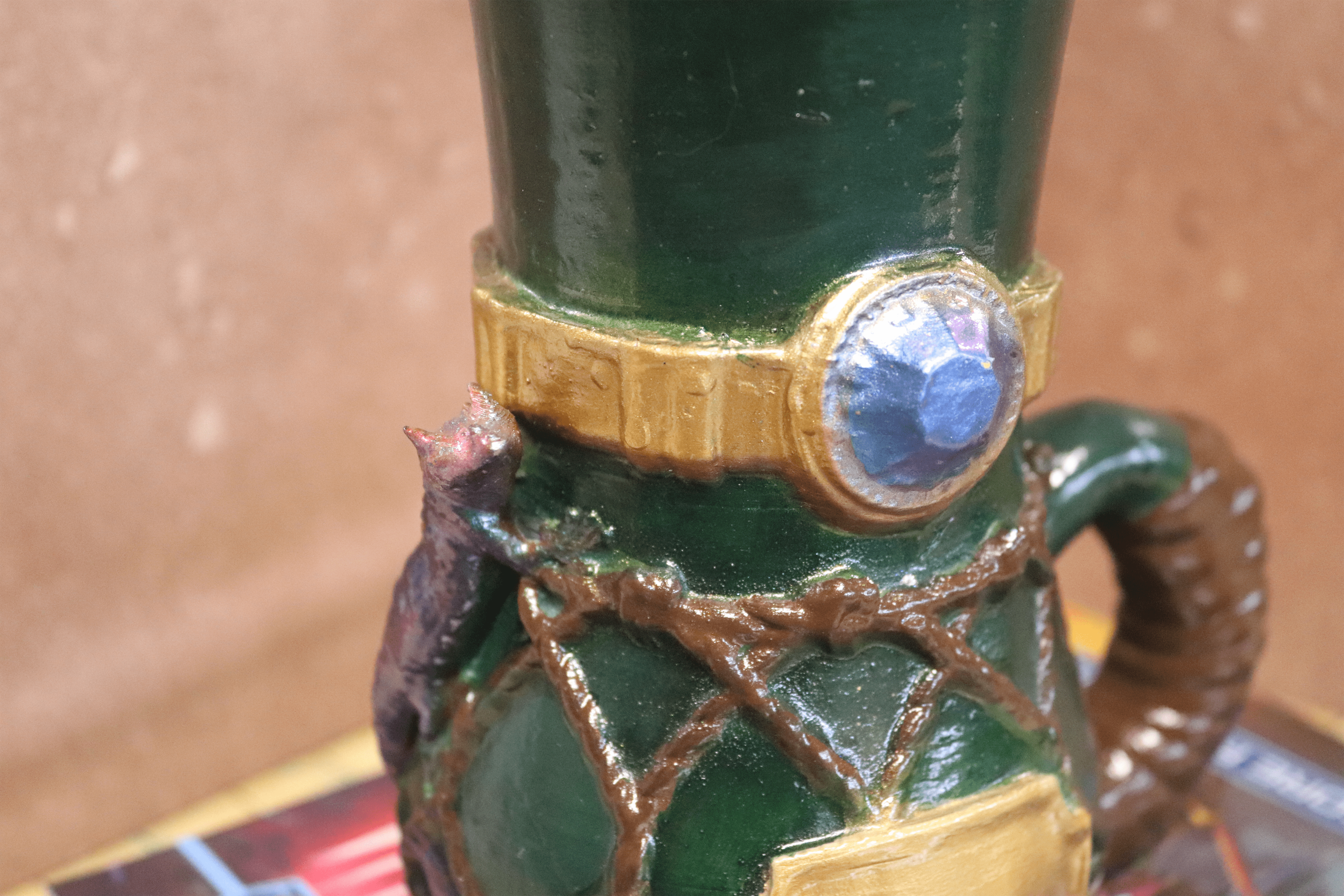 Hand-painted mug — front detail