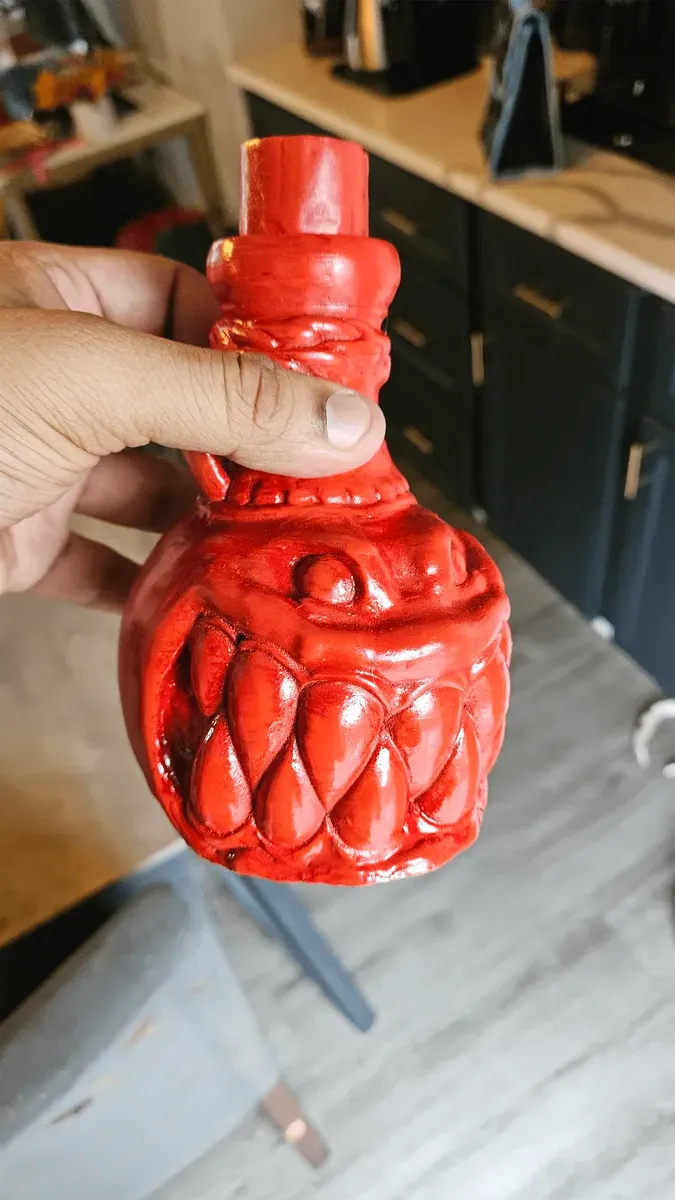 Mimic potion bottle with dice storage