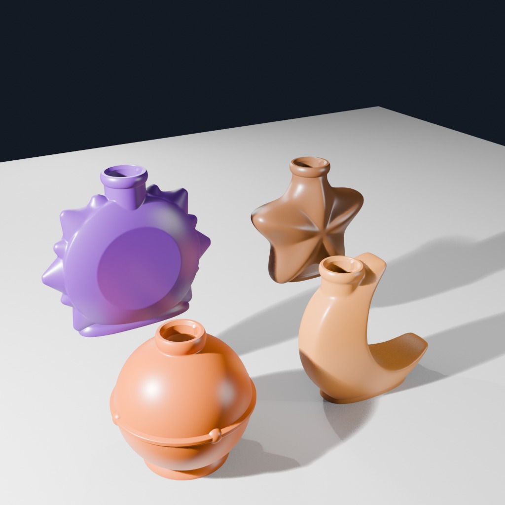 Plain Apothecary Set (4-Pack)
