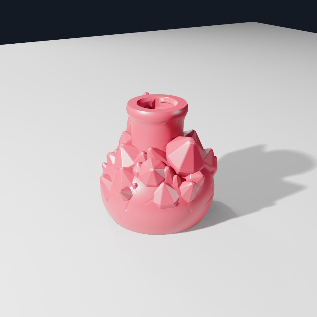 Overgrown Crystal Bottle (D)