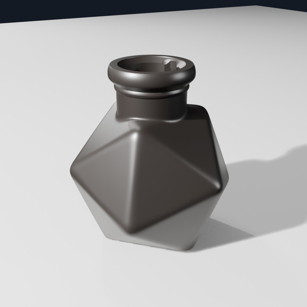 D20 Potion Bottle