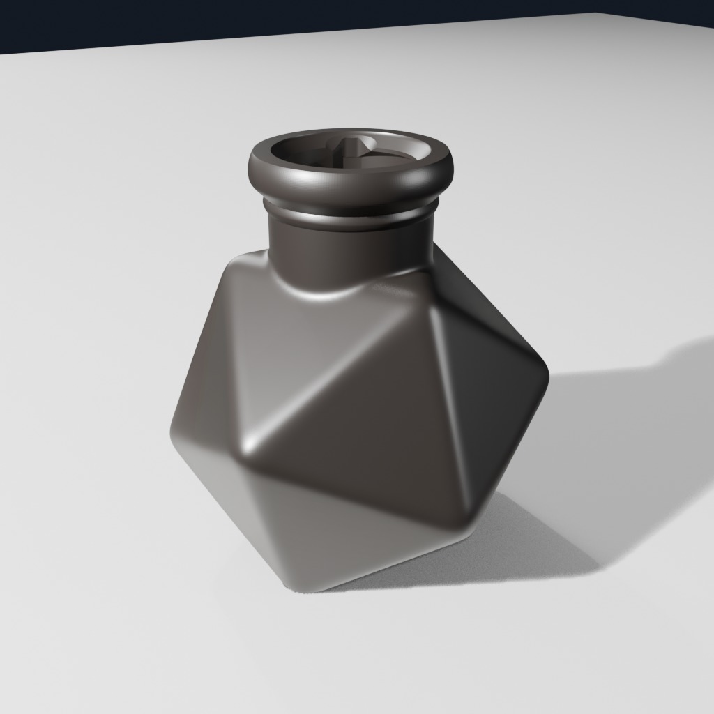 D20 Potion Bottle
