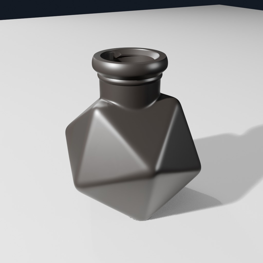 D20 Potion Bottle