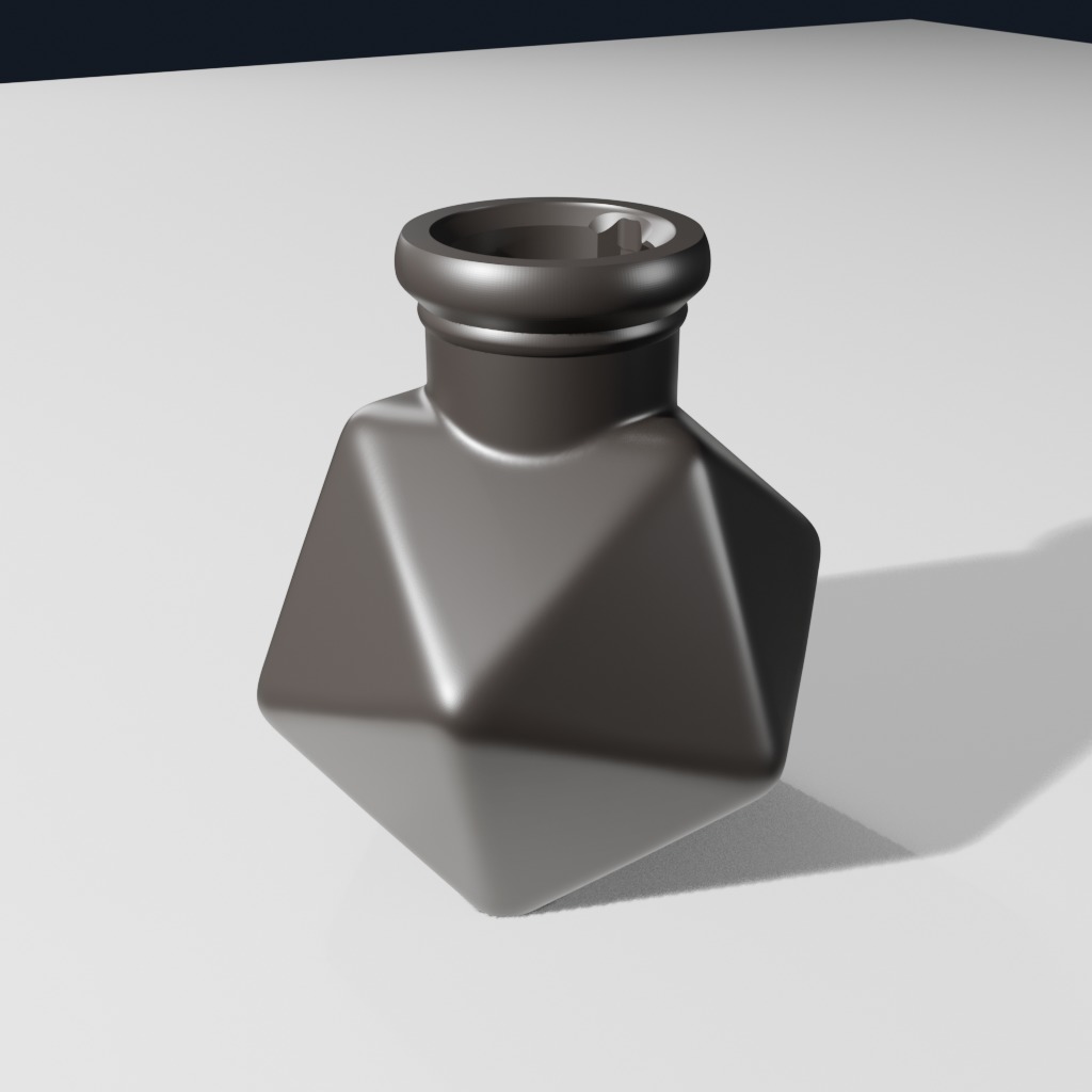 D20 Potion Bottle