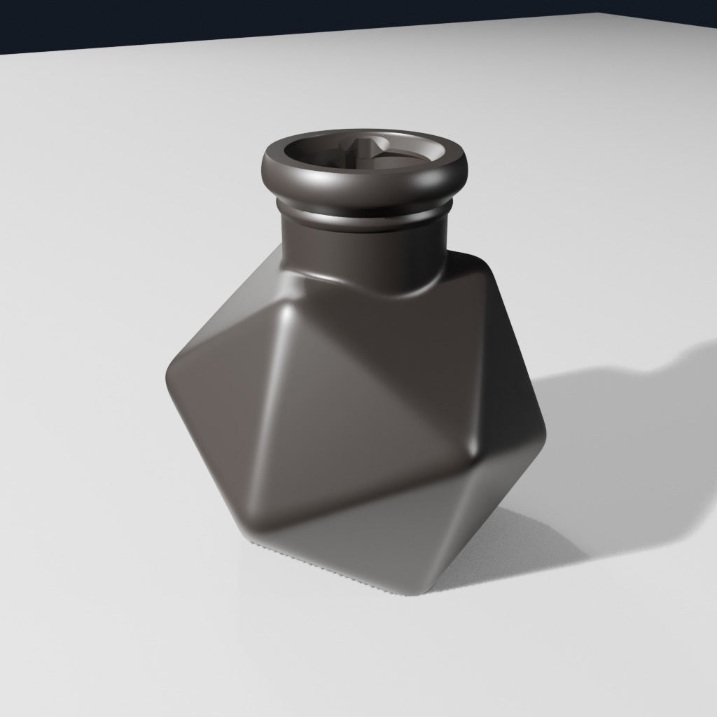 D20 Potion Bottle