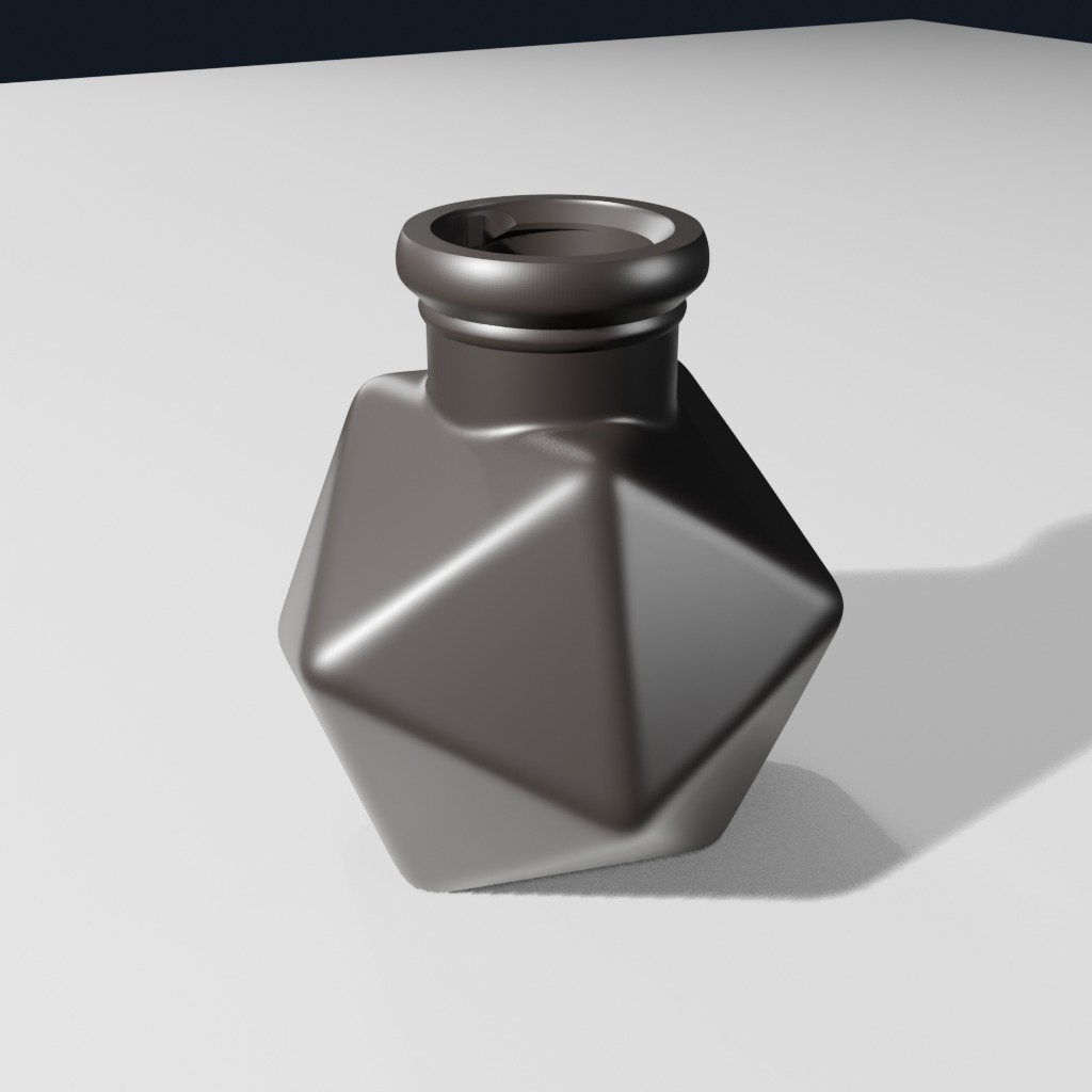 D20 Potion Bottle