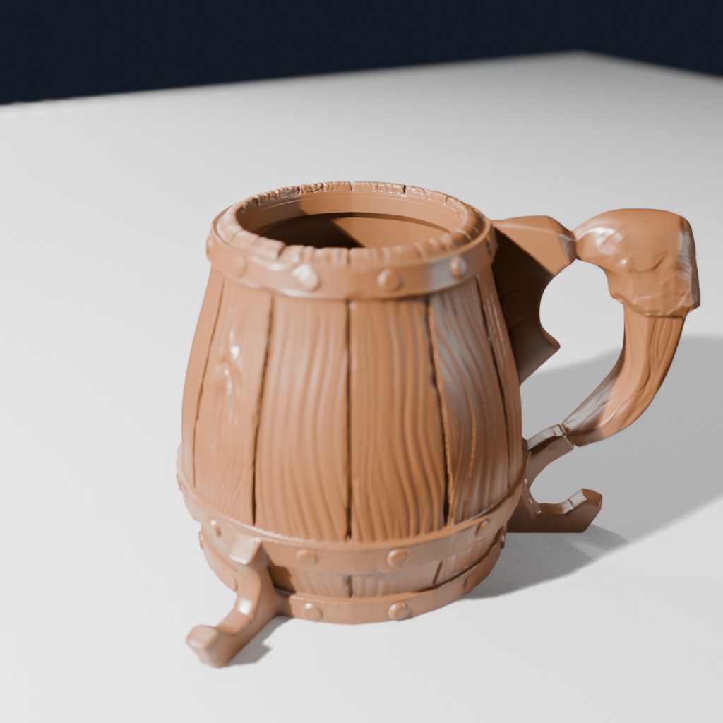 Tavern Mug #1 — With Feet