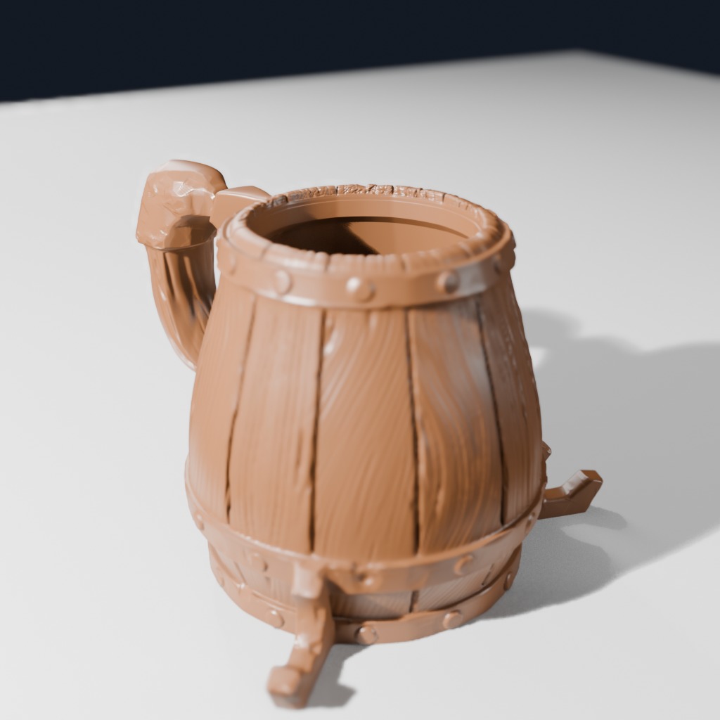Tavern Mug #1 — With Feet
