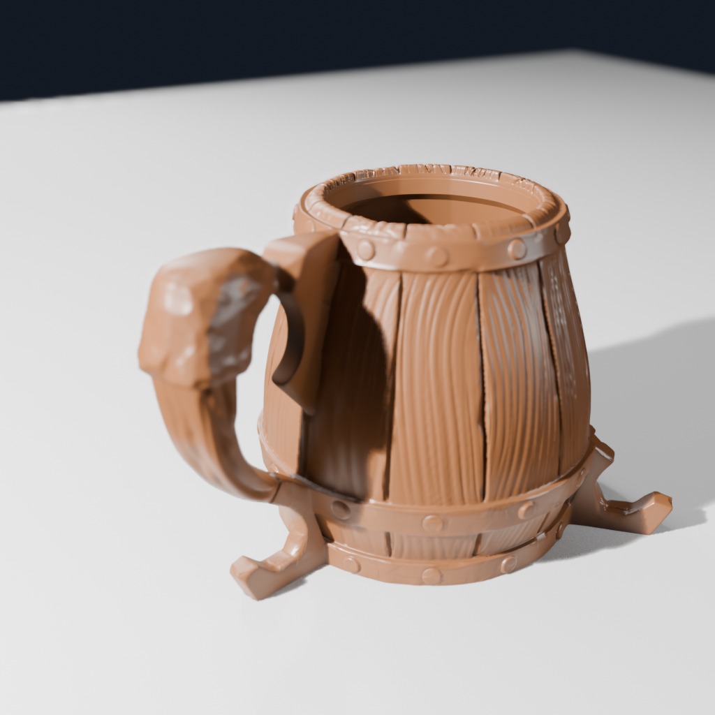 Tavern Mug #1 — With Feet