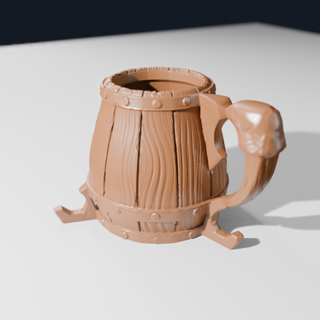 Tavern Mug #1 — With Feet